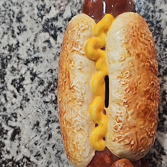 Cute Hot Doggie Dachshund Ceramic Bank - Picture 3 of 7